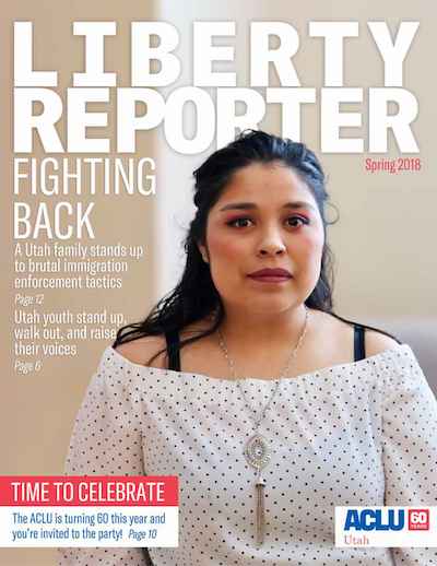 newsletter, Spring 2018, liberty reporter, cover