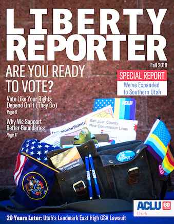 newsletter, fall 2018, liberty reporter, cover